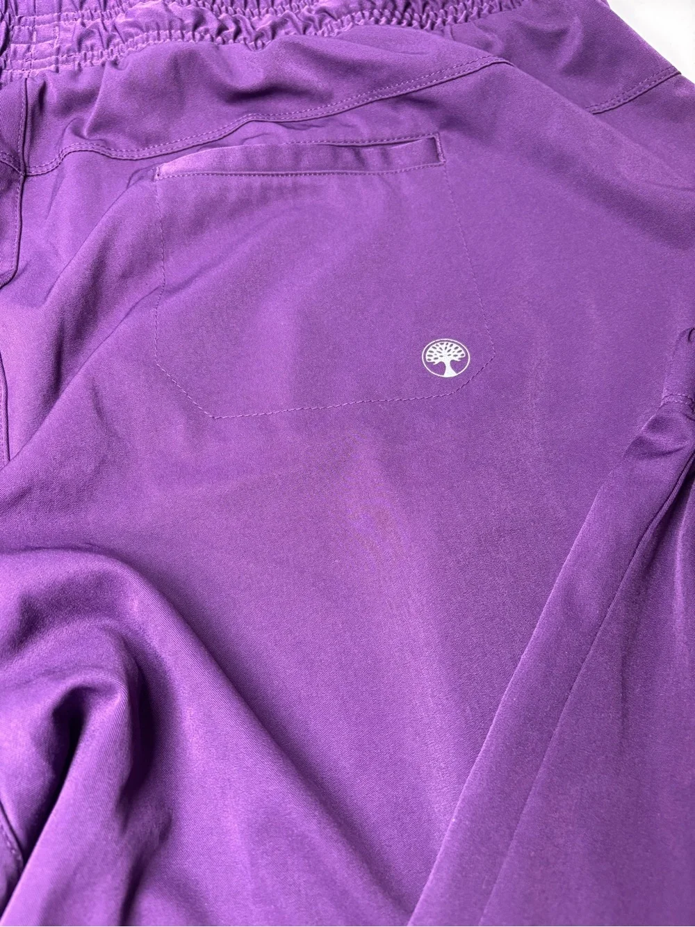 Healing Hands HH Works Women’s Renee Jogger Purple Scrub Pants EUC Size 2X